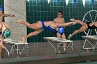 Swimming vs Babson  Wheaton College Swimming vs Babson College. - Photo By: KEITH NORDSTROM : Wheaton, Swimming, Babson